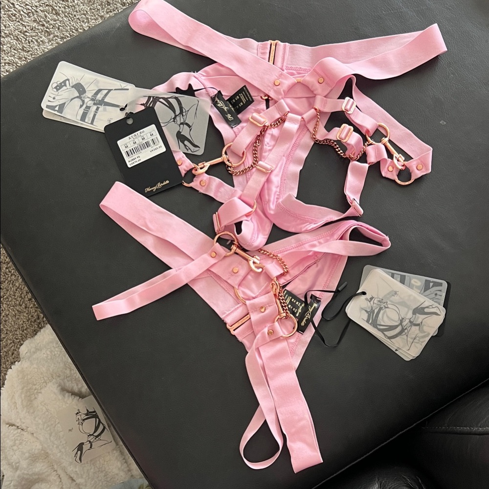 Honey Birdette kukuro thong and backless brief